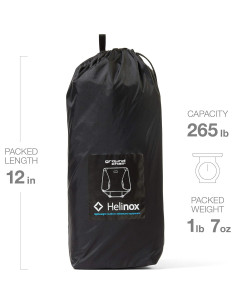 Silla Helinox Ground Ultraligera Plegable para Camping 120kg 2