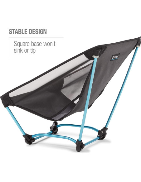 Silla Helinox Ground Ultraligera Plegable para Camping 120kg