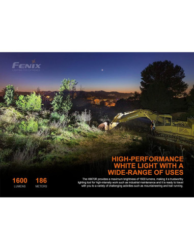Linterna Frontal Fenix HM70R 1600 Lúmenes Recargable USB-C