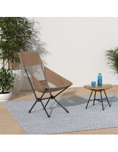 Silla Plegable Helinox Sunset Alta para Camping 1.54 kg Coyote 2