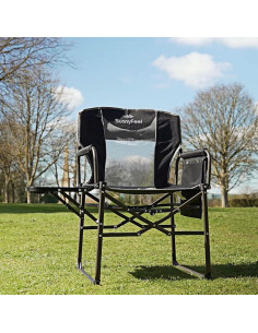 Silla de Camping Plegable SUNNYFEEL AC3008K Negra 136 kg 2