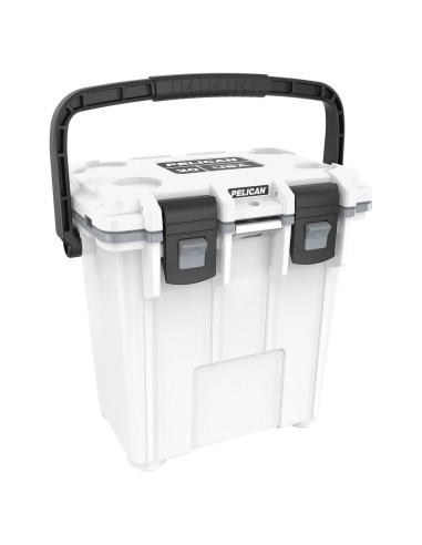 Cooler Pelican Elite 20 Cuartos Blanco/Gris 19 Litros