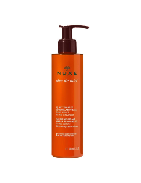 Gel Desmaquillante Facial Nuxe Rve de Miel 198.7 ml Suavizante
