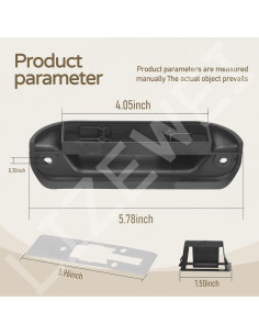 Pestillo de Mango de Enfriador LIZEWEI 54 Qt Acero Reemplazo 2