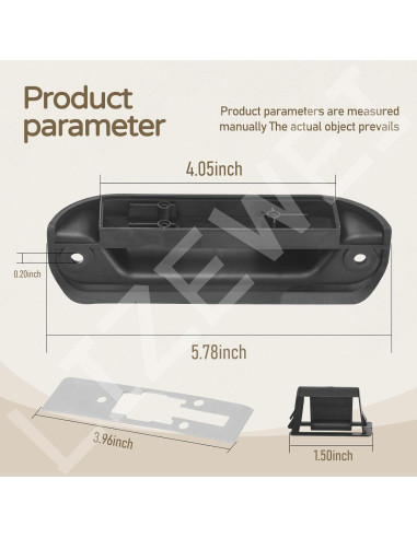 Pestillo de Mango de Enfriador LIZEWEI 54 Qt Acero Reemplazo