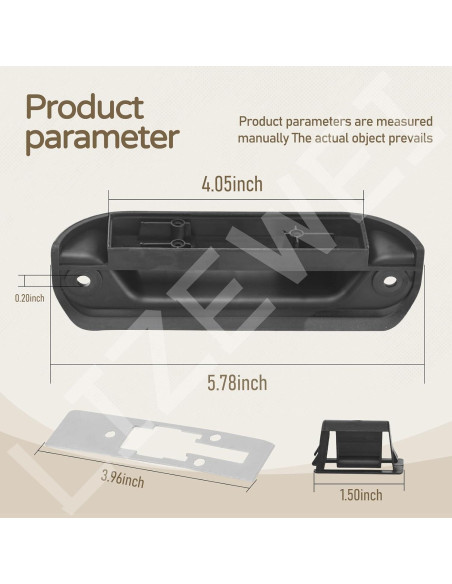 Pestillo de Mango de Enfriador LIZEWEI 54 Qt Acero Reemplazo