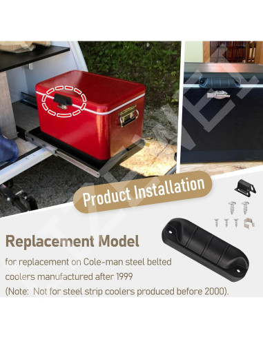 Pestillo de Mango de Enfriador LIZEWEI 54 Qt Acero Reemplazo