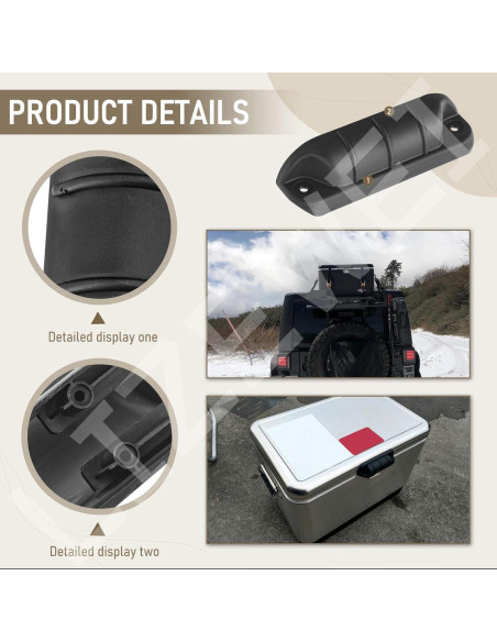 Pestillo de Mango de Enfriador LIZEWEI 54 Qt Acero Reemplazo