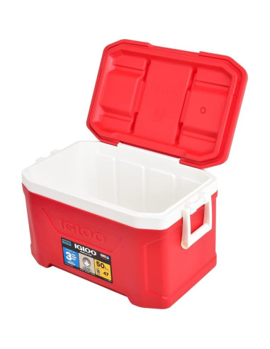 Caja de Enfriamiento Igloo Profile II 47L Roja para Camping