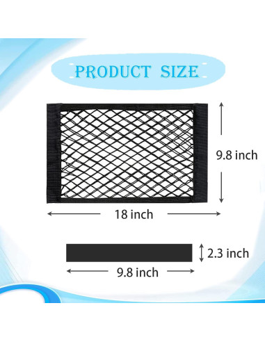 Redes de Almacenamiento para Nevera VEEBELL - 2 Piezas 45.7x24.9cm