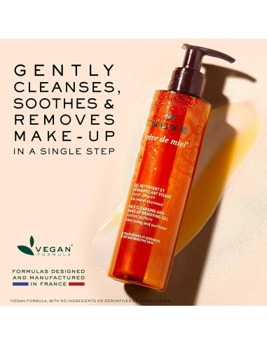 Gel Desmaquillante Facial Nuxe Rve de Miel 198.7 ml Suavizante