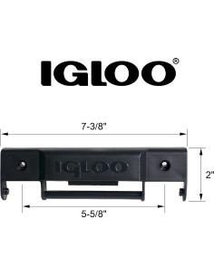 Bisagra de Repuesto Igloo Trailmate, Plástico Negro, 18.7 cm 2