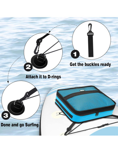 Bolsa de Enfriador Impermeable WITSTEP para Paddle Board 12L