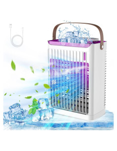 Acondicionador de Aire Portátil ATTLOOQ 680ml 5 Velocidades