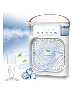 Ventilador de Aire Acondicionado Portátil NTMY AF-001, 3 Velocidades