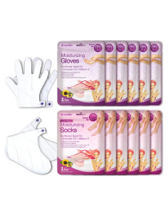 Mascarillas Hidratantes Epielle para Manos y Pies - 12 Pares