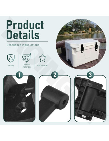 Cierre de Cámara de Cooler YAQINGMY FBQQ-LS Negro