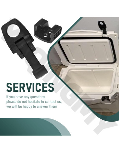 Cierre de Cámara de Cooler YAQINGMY FBQQ-LS Negro