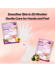 Mascarillas Hidratantes Epielle para Manos y Pies - 12 Pares 2