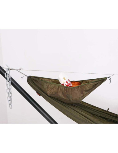 Hamaca de Almacenamiento Onewind Clip On Verde Oliva 70x50cm