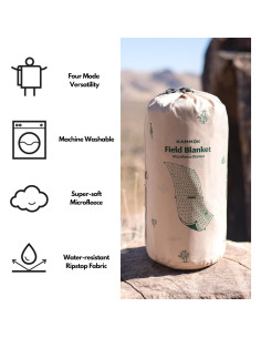 Manta de Campo KAMMOK - Microforro Resistente al Agua 213x127cm 2