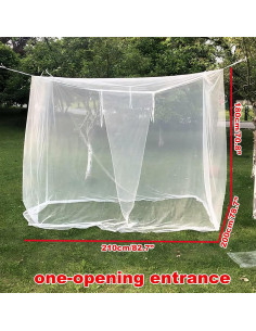 Red de Mosquitos Grande emopaw 210.8x200.7x180.3cm Malla Blanca 2