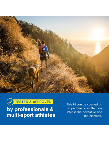Kit Médico Ultraligero Impermeable Aventura 1 Persona 1-2 Días