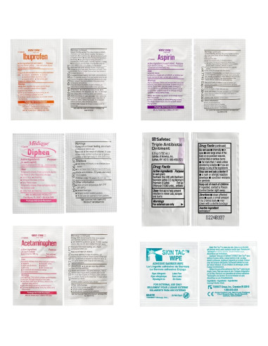 Kit Médico Ultraligero Impermeable Aventura 1 Persona 1-2 Días