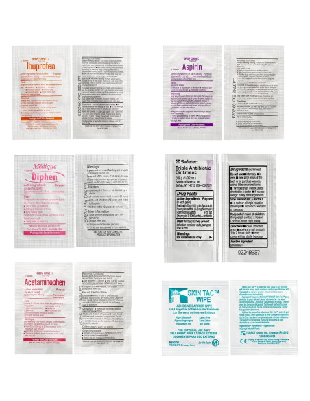 Kit Médico Ultraligero Impermeable Aventura 1 Persona 1-2 Días