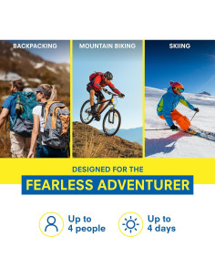 Kit Médico Ultraligero Adventure Medical Kits - 4 Personas, 4 Días 2