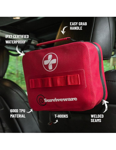 Kit de Primeros Auxilios Impermeable Surviveware - 1.04 kg