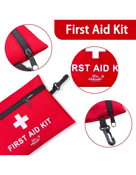 Kit de Primeros Auxilios Pequeño Prelady 152 Piezas Viaje TSA