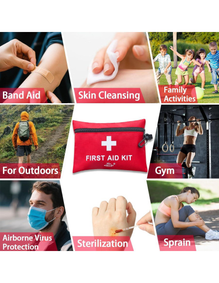 Kit de Primeros Auxilios Pequeño Prelady 152 Piezas Viaje TSA