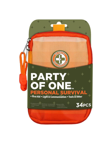 Kit de Supervivencia Personal Be Smart Get Prepared 34 Piezas