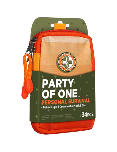 Kit de Supervivencia Personal Be Smart Get Prepared 34 Piezas