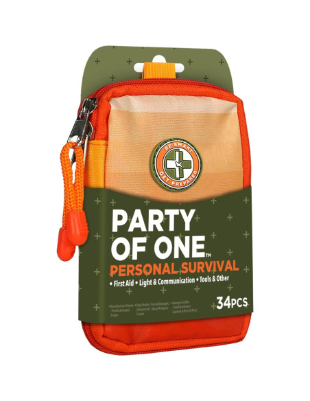 Kit de Supervivencia Personal Be Smart Get Prepared 34 Piezas