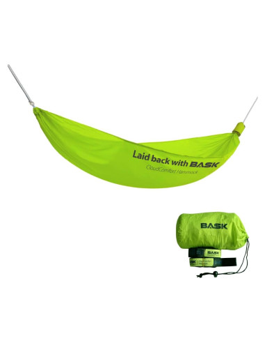 Hamaca Portátil Ultraligera BASK Verde 275x140cm 150kg