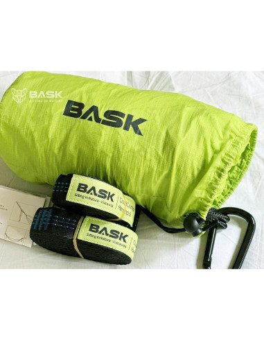 Hamaca Portátil Ultraligera BASK Verde 275x140cm 150kg