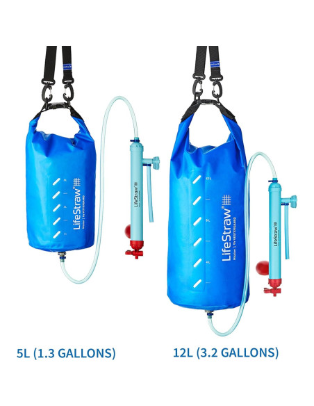 Purificador de Agua Gravity-Fed LifeStraw Mission 12L