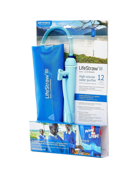 Purificador de Agua Gravity-Fed LifeStraw Mission 12L