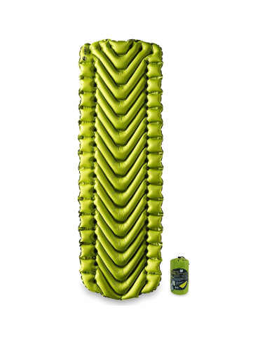 Klymit Almohadilla Aislada Doble V + Estática V2 para Acampar