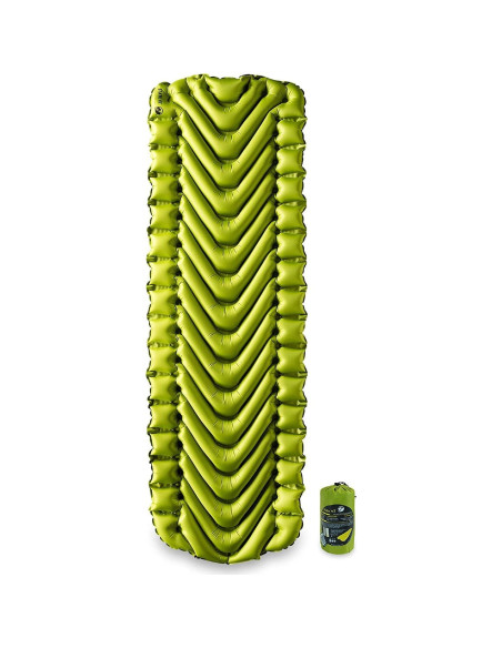 Klymit Almohadilla Aislada Doble V + Estática V2 para Acampar