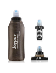 Botella de Agua Filtrada Plegable Joypur 600ml Libre BPA