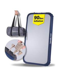 Colchón de Aire Twin TREKOLOGY con Bomba Integrada 20 cm