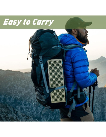 Cojín de Asiento Portátil ZAIXIA 2pack Verde Militar