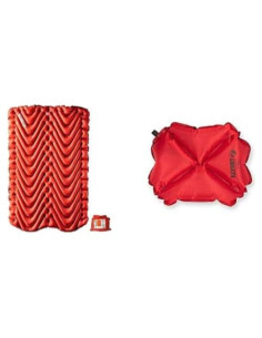 Almohadilla Inflable Klymit Estático V Doble + 2 Almohadas