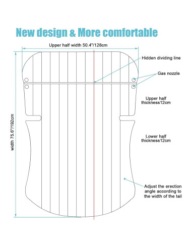 Colchón Inflable SUV KMZ Doble Cara 192x128 cm con Bomba