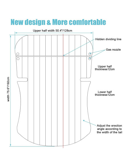 Colchón Inflable SUV KMZ Doble Cara 192x128 cm con Bomba