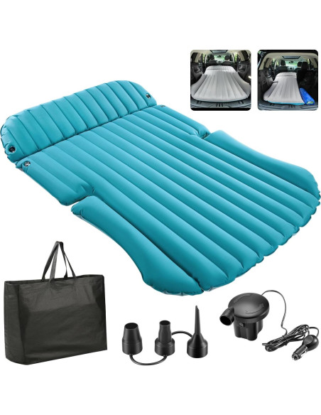 Colchón Inflable SUV KMZ Doble Cara 192x128 cm con Bomba