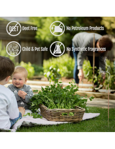 Varitas Repelentes de Mosquitos Mintronella - 100 Unidades